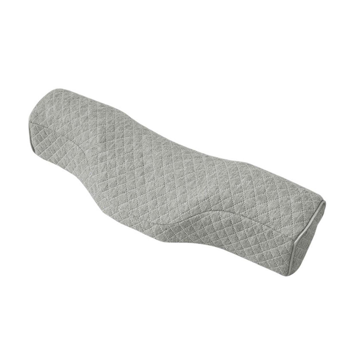 Orthopedic Memory Foam Cervical Neck Pillow for Sleep Support Slow Rebound - Grey