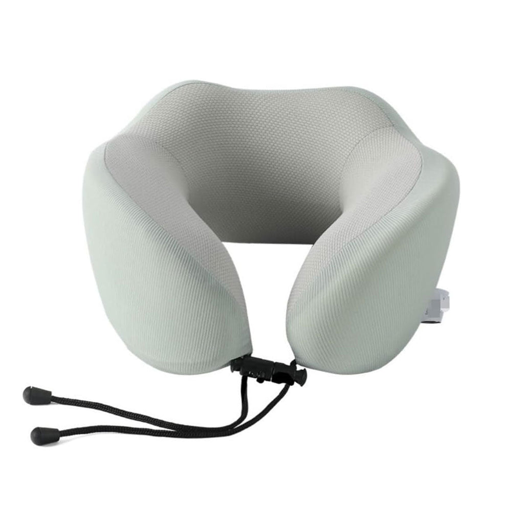 Memory Foam U Shaped Neck Pillow Travel Portable Office Nap Support Pillow - Grey