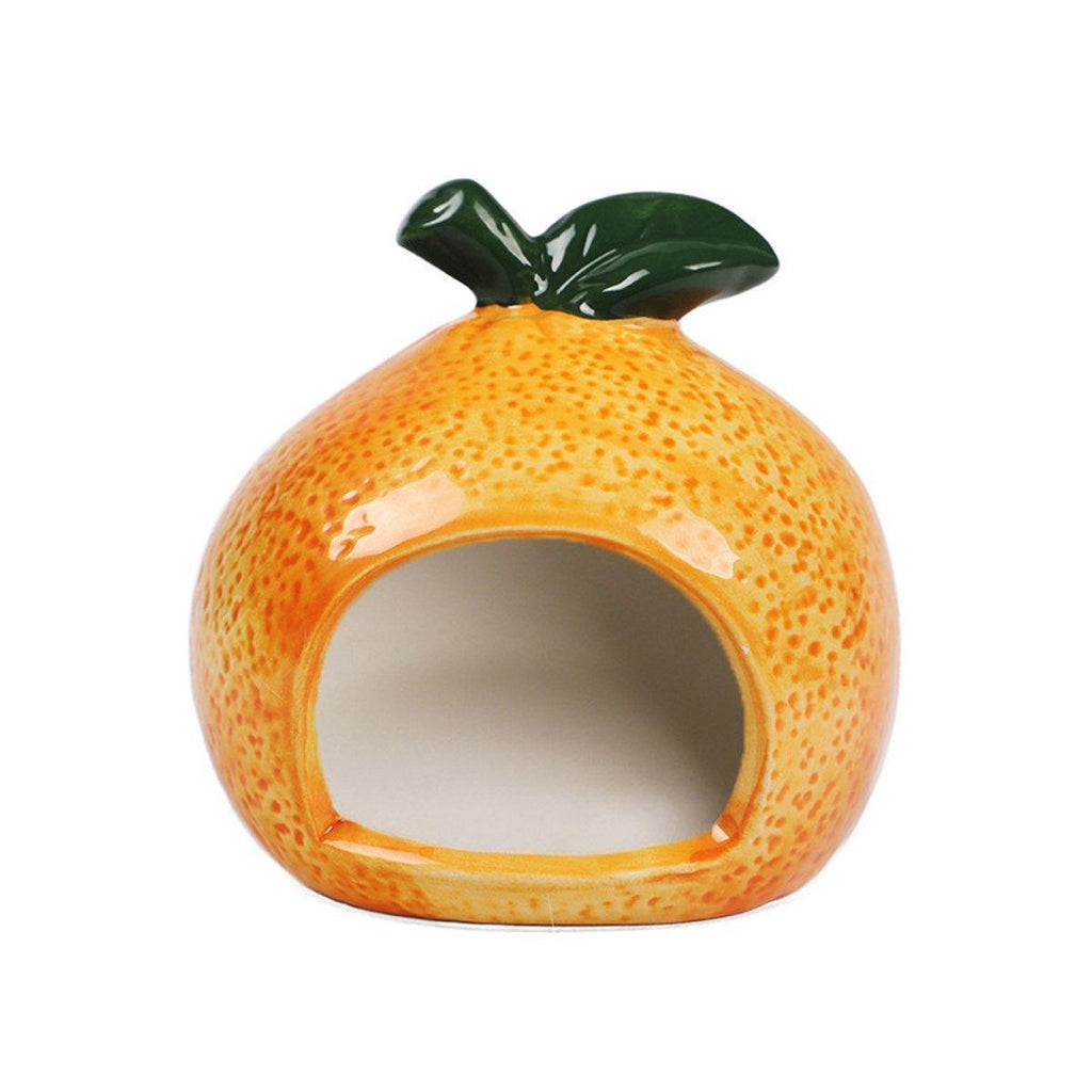 Ceramic Hamster Nest Shelter Landscaping Supplies Small Animal Hideout House - Watermelon