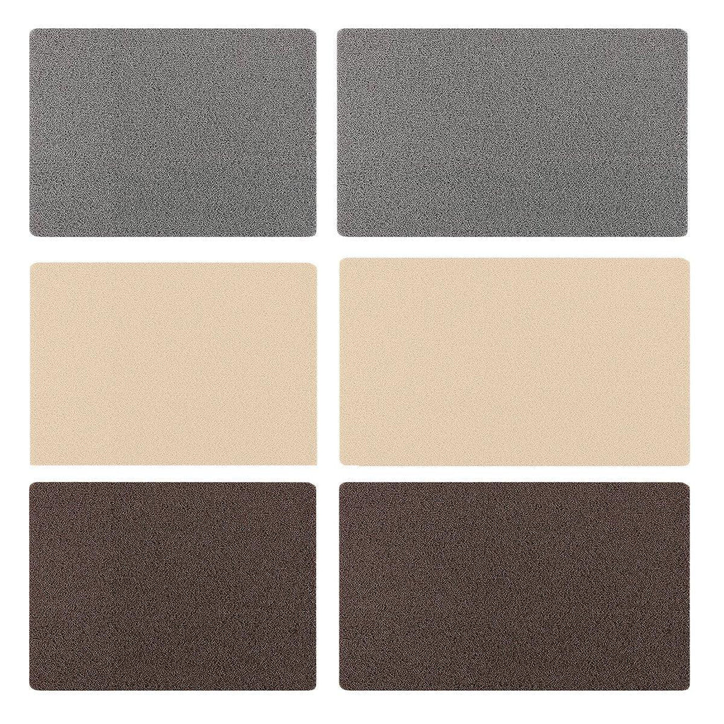 Anti Slip Bathroom Mat Non Slip Shower Floor Mat Quick Dry Soft Comfortable Rug - Grey-45x75cm