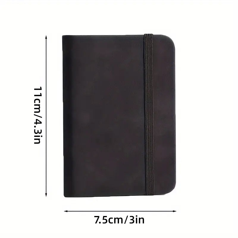 10pcs Mini Pocket Notebook A7 Small Portable Notepad for Office School Use - Grey