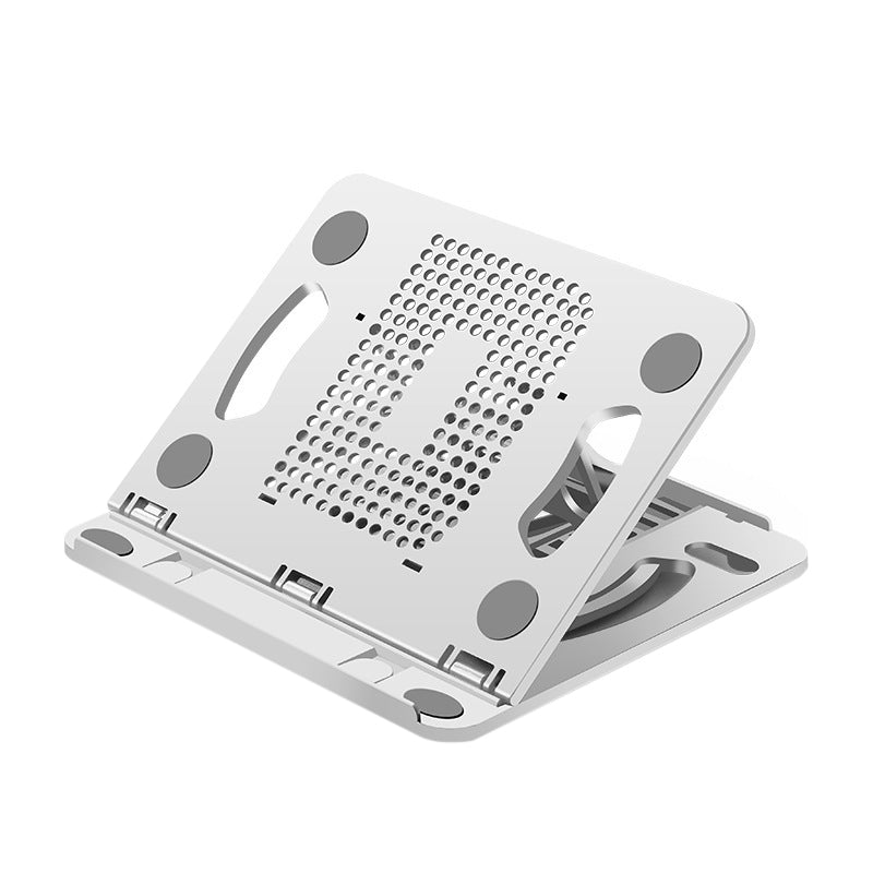 Portable Laptop Stand Foldable Adjustable Lazy Computer Desk - White