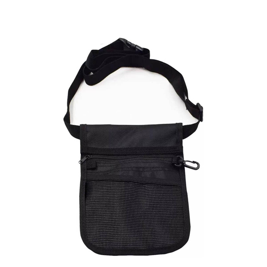 Nurse Pouch Waist Bag Medical Tool Organizer Pocket Belt with Keyring - Light Blue