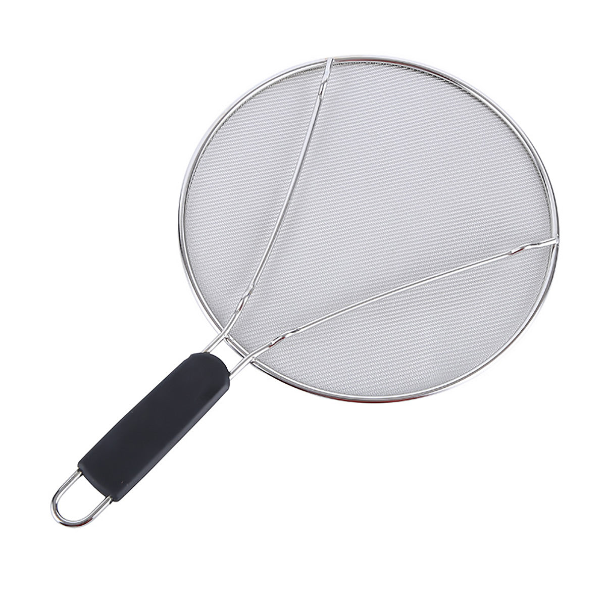Stainless Steel Mesh Cover Anti Scald Filter Screen Anti Splash Lid For Kitchen - 33cm