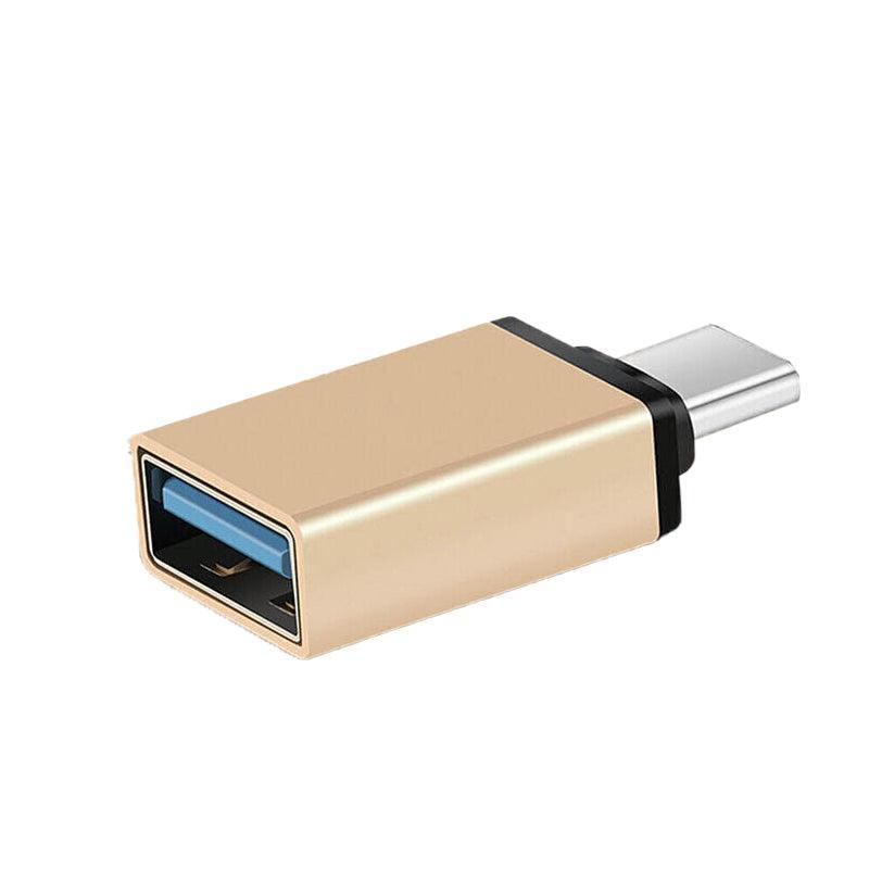 USB Type-C to USB 3.0 Adapter OTG Converter for Phone Tablet Laptop - Blue