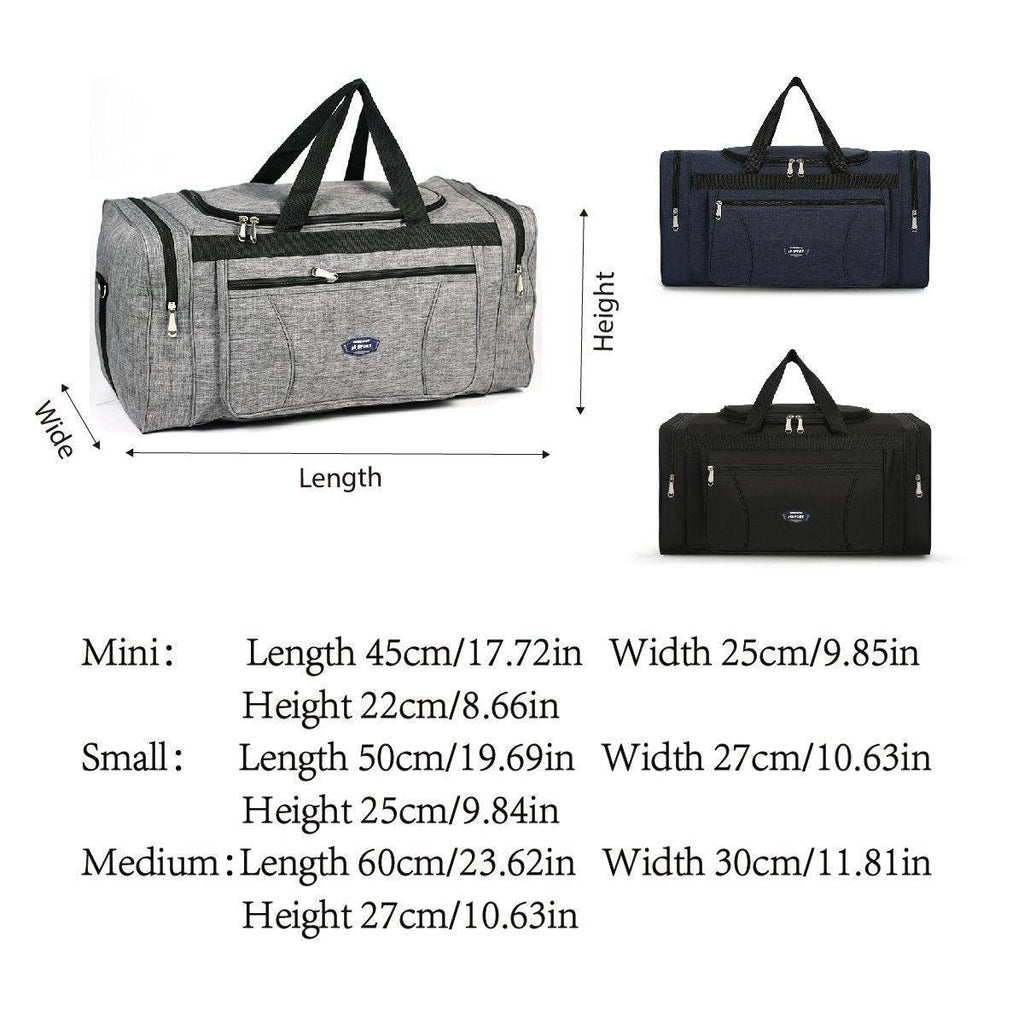 Large Capacity Waterproof Travel Luggage Bag Lightweight Foldable Handbag - Mini-Blue