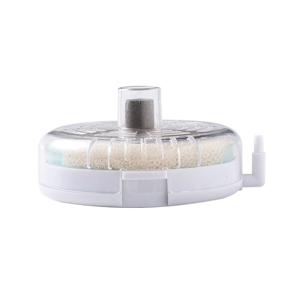 Aquarium Filter Special Mini Small Tank Filter Circle for Freshwater or Marine - 8cm Replacement Cotton*5