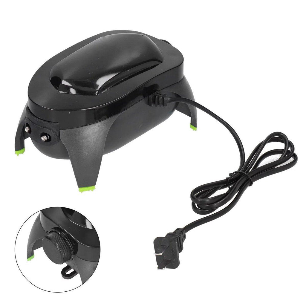 Quiet Fish Tank Oxygen Pump Aquarium Air Stone Aerator Oxygenator Water Filter - 5W