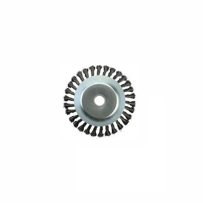 6/8inch Weed Brush Steel Wire Trimmer Wheel Garden Lawnmower Head Tool Grass Cutter - 6''