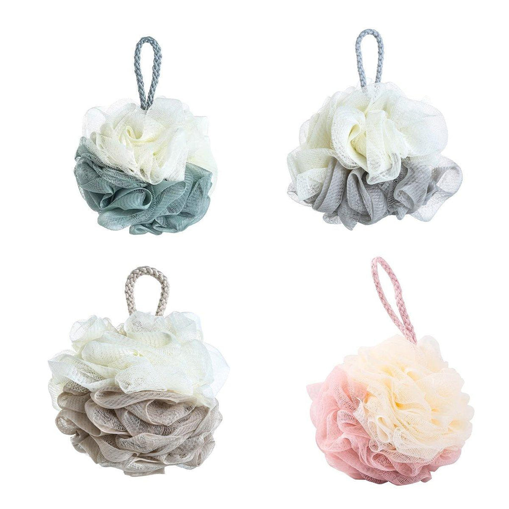 Bath Ball Mermaid Loofah Sponge Bath Puff Soft Ball Body Exfoliate Wash Shower - Green