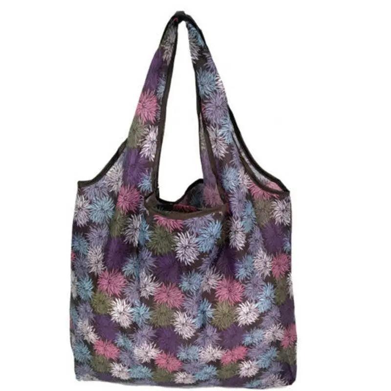 Reusable Foldable Light Waterproof Shopping Bags Carry bag Grocery Big - B-10