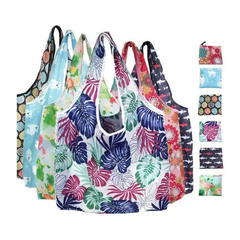 Reusable Foldable Light Waterproof Shopping Bags Carry bag Grocery Big - B-31