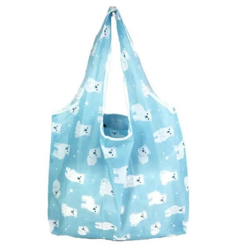 Reusable Foldable Light Waterproof Shopping Bags Carry bag Grocery Big - B-31