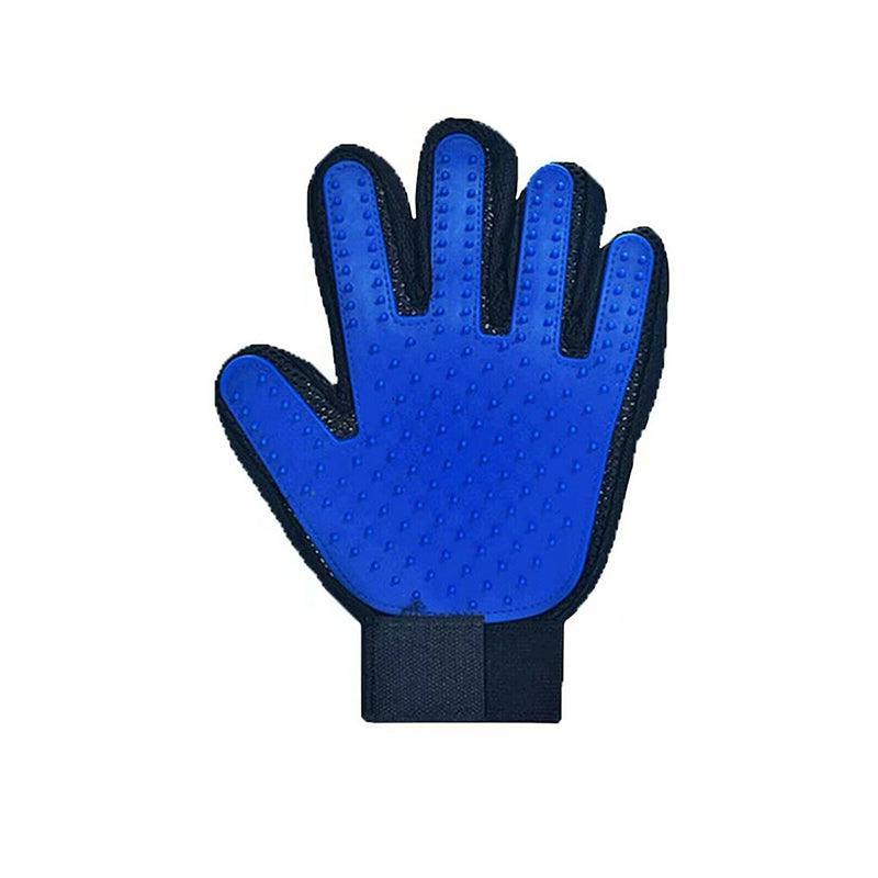 Pet Dog Cat Massage Hair Removal Grooming Comb Touch Cleaning Brush Magic Glove - Green Left Hand