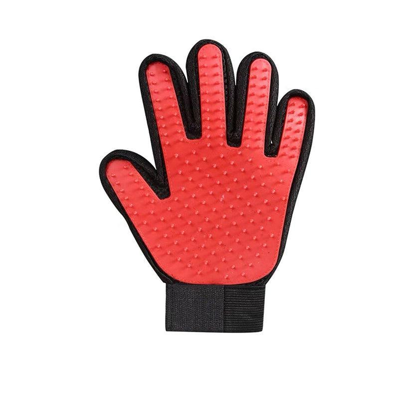 Pet Dog Cat Massage Hair Removal Grooming Comb Touch Cleaning Brush Magic Glove - Green Left Hand