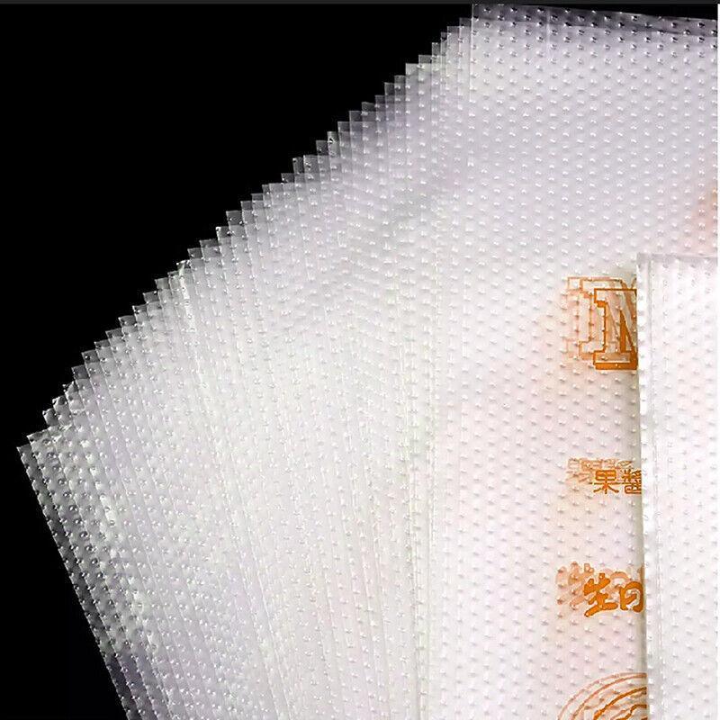 100-200Pcs Disposable Piping Bags For Cake Decor Icing Frosting Piping Nozzles - Red-Small *100 PCS