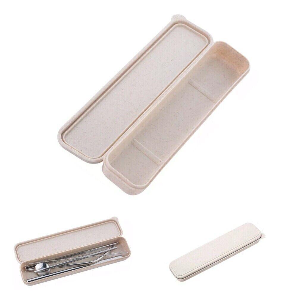 Reusable 304 Stainless Steel Straws Metal Drinking Washable Straw Brushes Set 2 - Silver Set 2