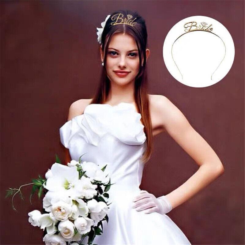 Bride To Be Hen Veil Sash Tiara Hens Night Bridal Shower Kitchen Tea Accessories - Package 2