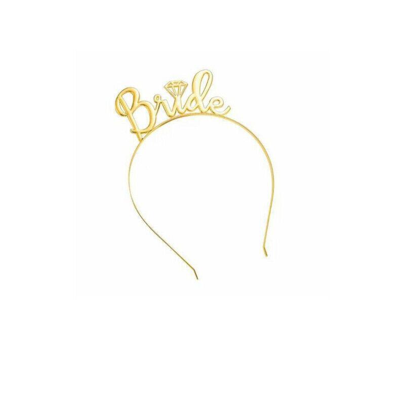 Bride To Be Hen Veil Sash Tiara Hens Night Bridal Shower Kitchen Tea Accessories - Package 4