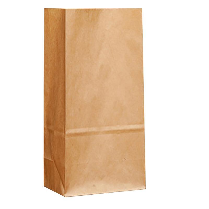 Brown Kraft Paper Bags Take Away Food Lolly Grocery Buffet Craft Gift Market Bag - 12X 7 X 21.5CM