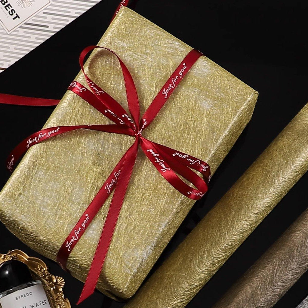 10pcs High Quality Flower Wrapping Paper DIY Bouquet Gift Wrap Floral Supplies - Gold
