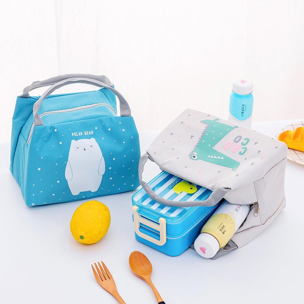 Portable Insulated Thermal Lunch Box Carry Tote Picnic Case Storage Bag 21x17x15cm - B04 (21x17x15cm)