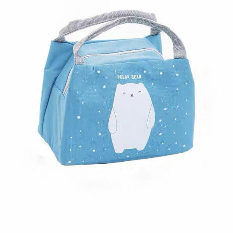 Portable Insulated Thermal Lunch Box Carry Tote Picnic Case Storage Bag 21x17x15cm - C05 (21x17x15cm)