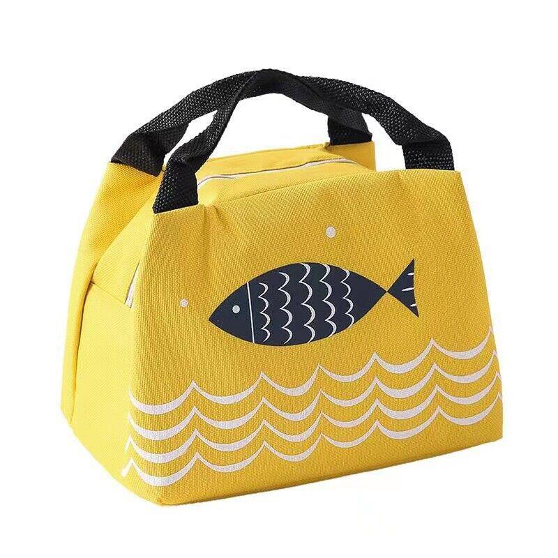 Portable Insulated Thermal Lunch Box Carry Tote Picnic Case Storage Bag 21x17x15cm - C06 (21x17x15cm)