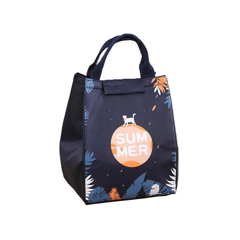 Portable Insulated Thermal Lunch Box Carry Tote Picnic Case Storage Bag 18x24x15cm - E01 (18x24x15cm)