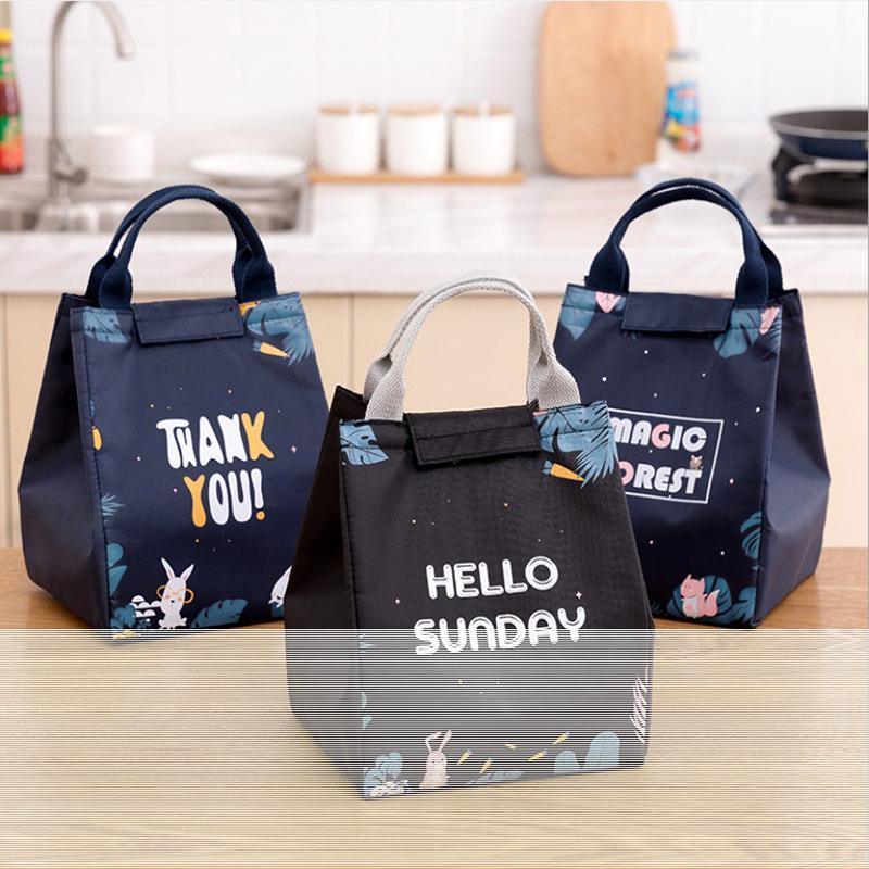 Portable Insulated Thermal Lunch Box Carry Tote Picnic Case Storage Bag 18x24x15cm - E06 (18x24x15cm)
