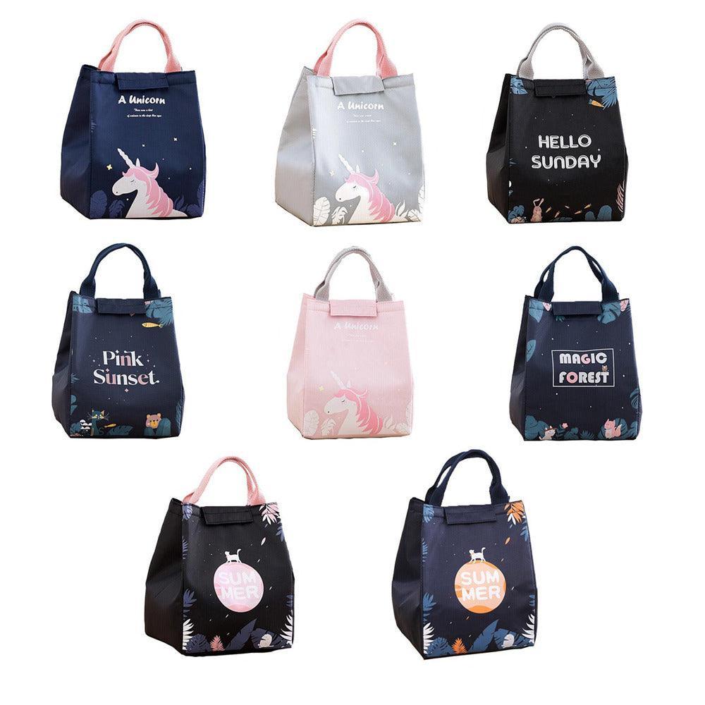 Portable Insulated Thermal Lunch Box Carry Tote Picnic Case Storage Bag 18x24x15cm - E07 (18x24x15cm)