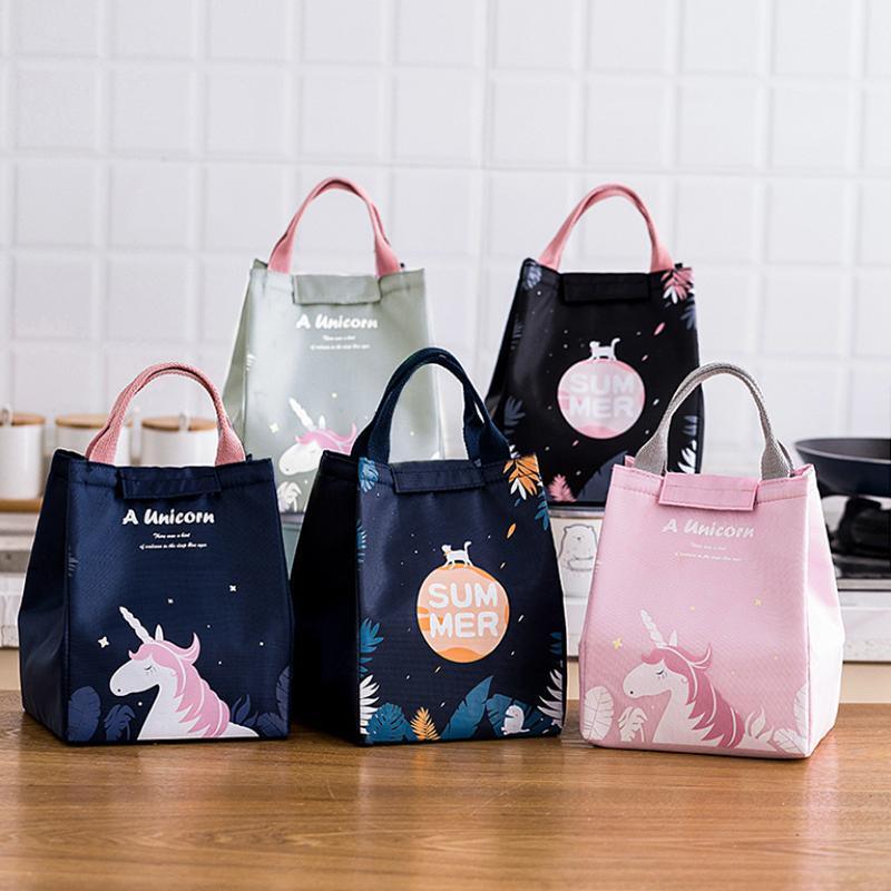 Portable Insulated Thermal Lunch Box Carry Tote Picnic Case Storage Bag 18x24x15cm - E08 (18x24x15cm)