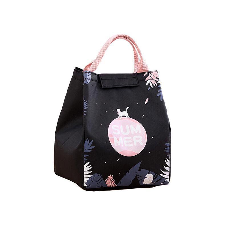 Portable Insulated Thermal Lunch Box Carry Tote Picnic Case Storage Bag 18x24x15cm - E08 (18x24x15cm)