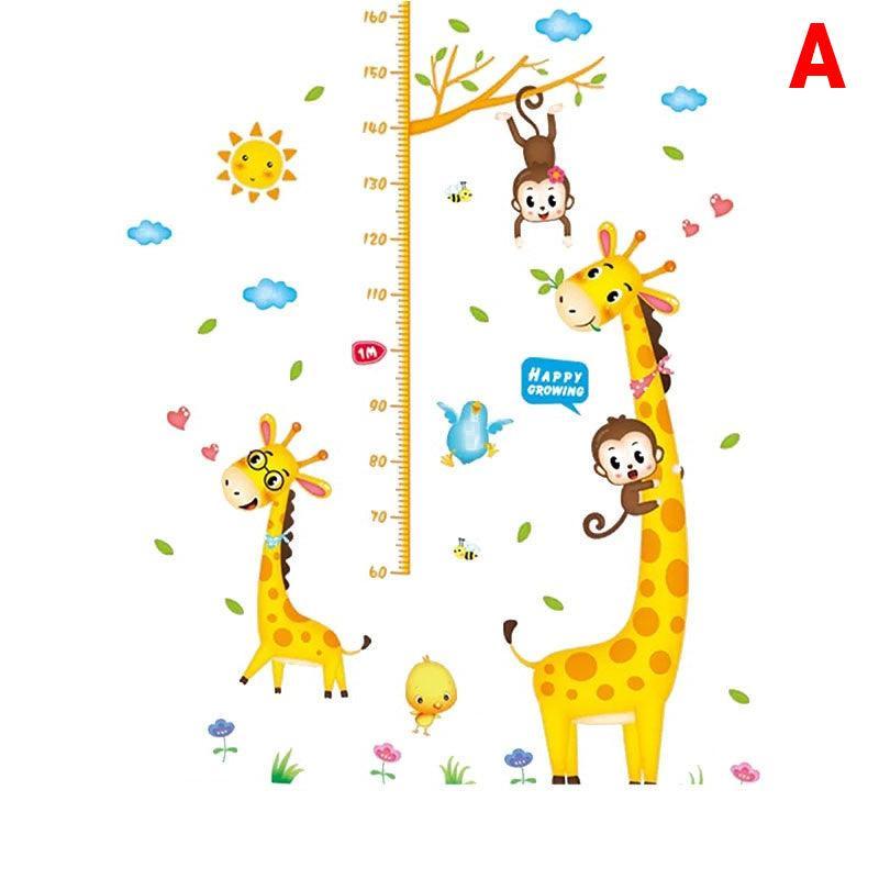 Removable Wall Height Chart Sticker Growth Measurement Ruler Decal for Wall Decor - C