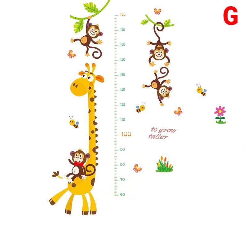Removable Wall Height Chart Sticker Growth Measurement Ruler Decal for Wall Decor - C