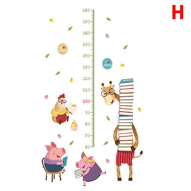 Removable Wall Height Chart Sticker Growth Measurement Ruler Decal for Wall Decor - C