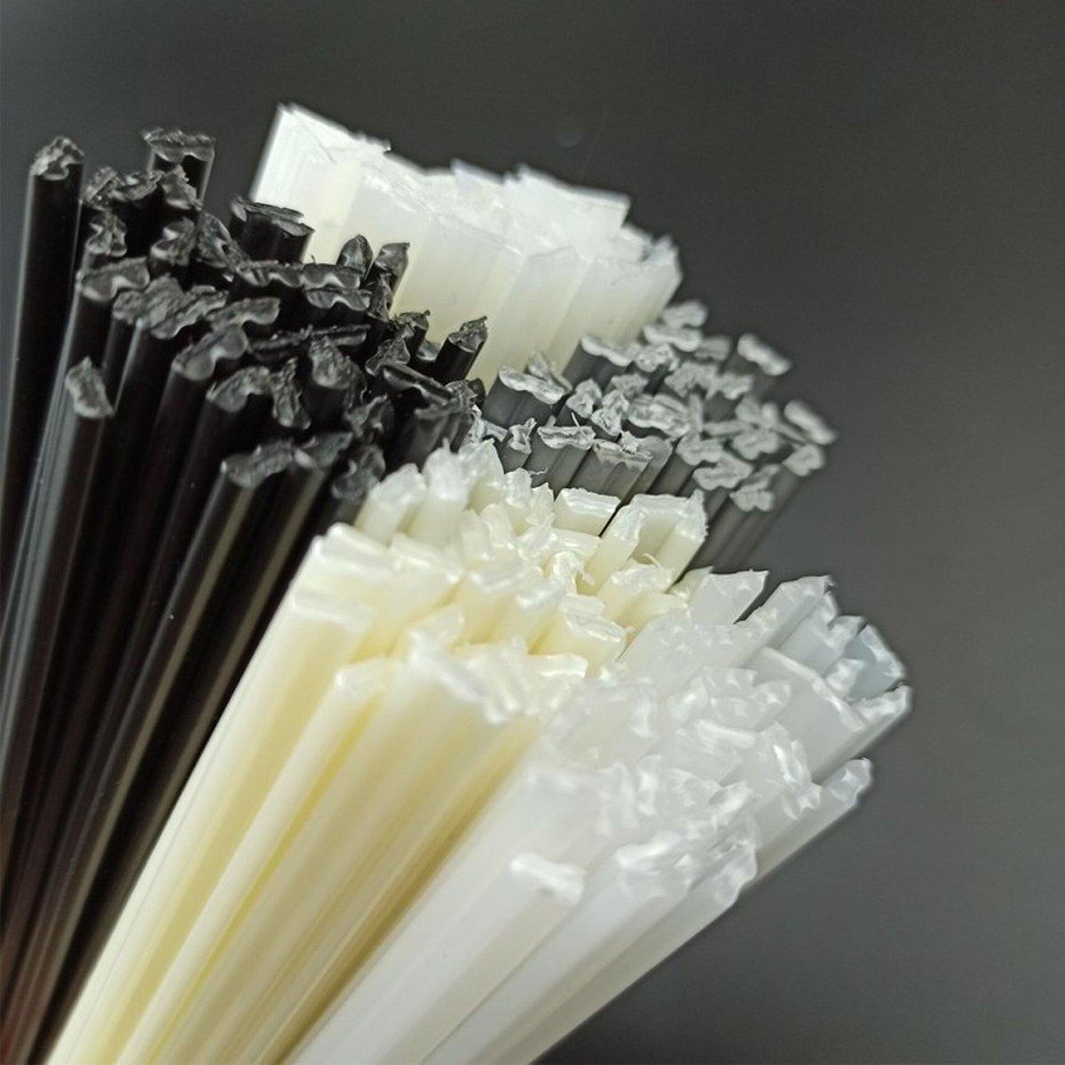 Bumper Plastic Welding Rod Torch 50CM/25CM Assorted Colours and Materials - White - PE 20cm