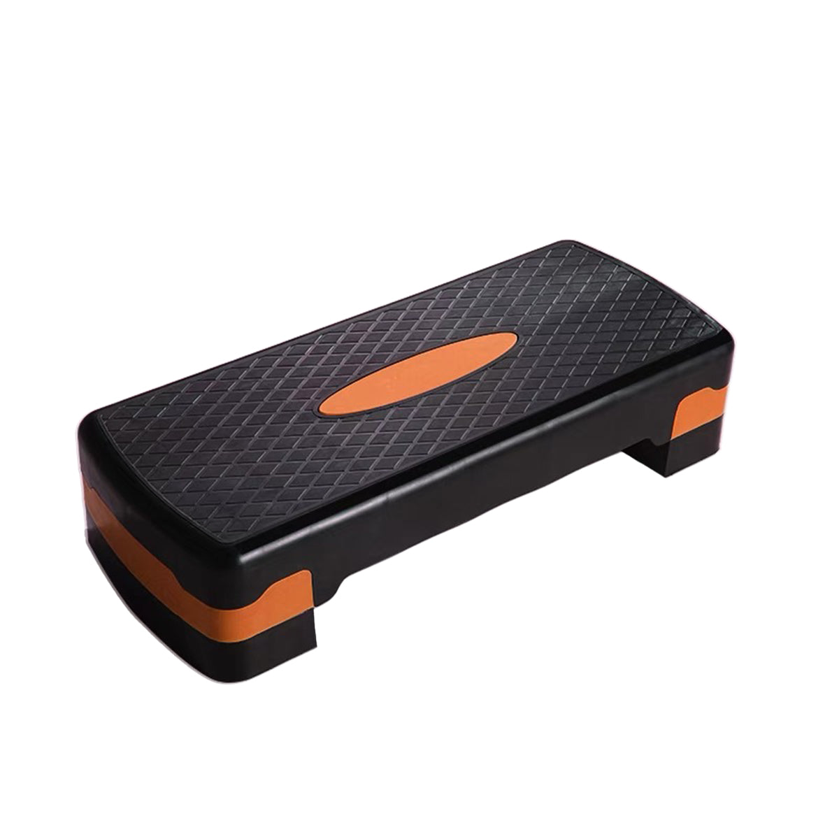Adjustable Aerobic Step Platform Plastic Fitness Stepper for Workout Training - Green