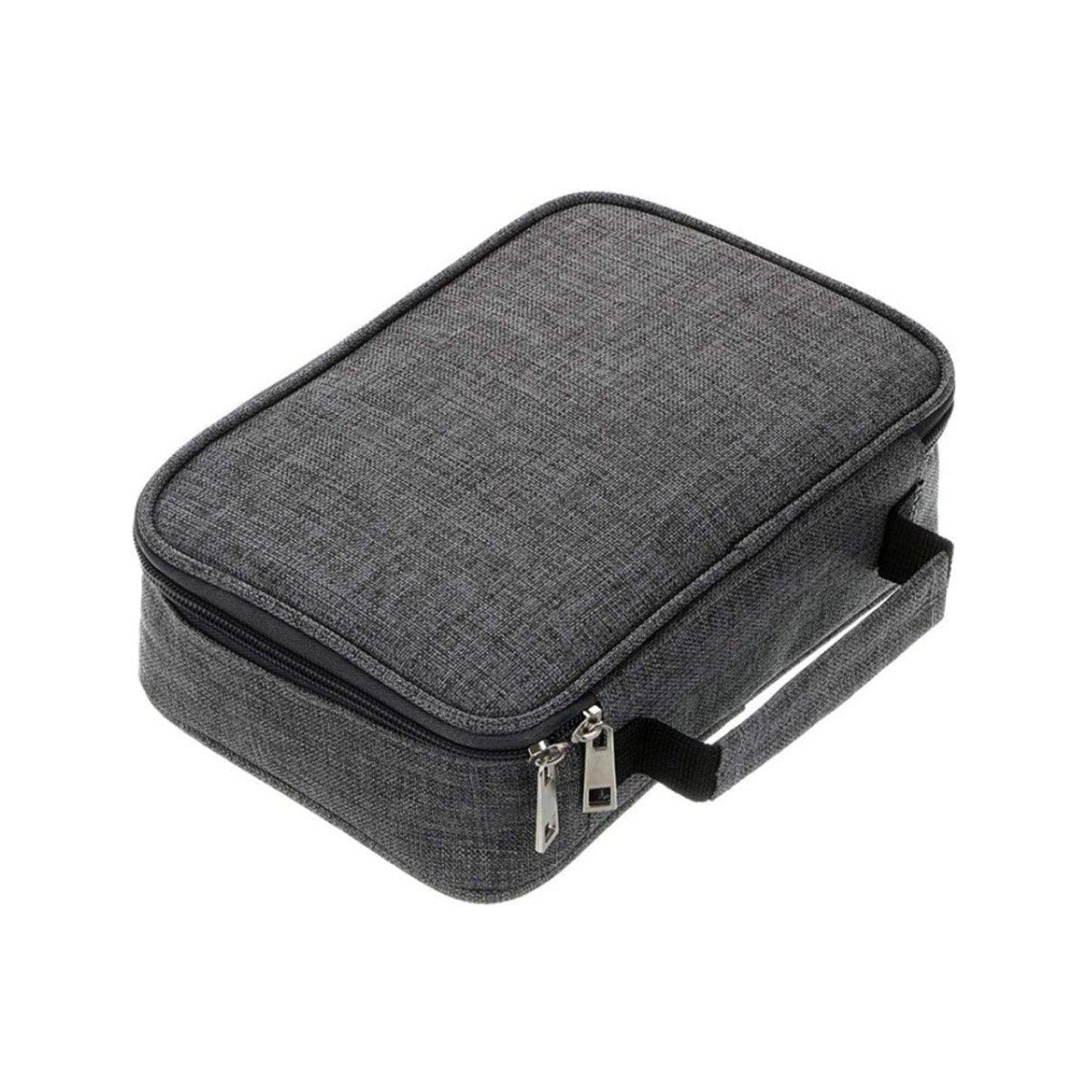 Large Capacity Waterproof Pen Pouch Pencil Case Student Stationery Storage Bag - Blue