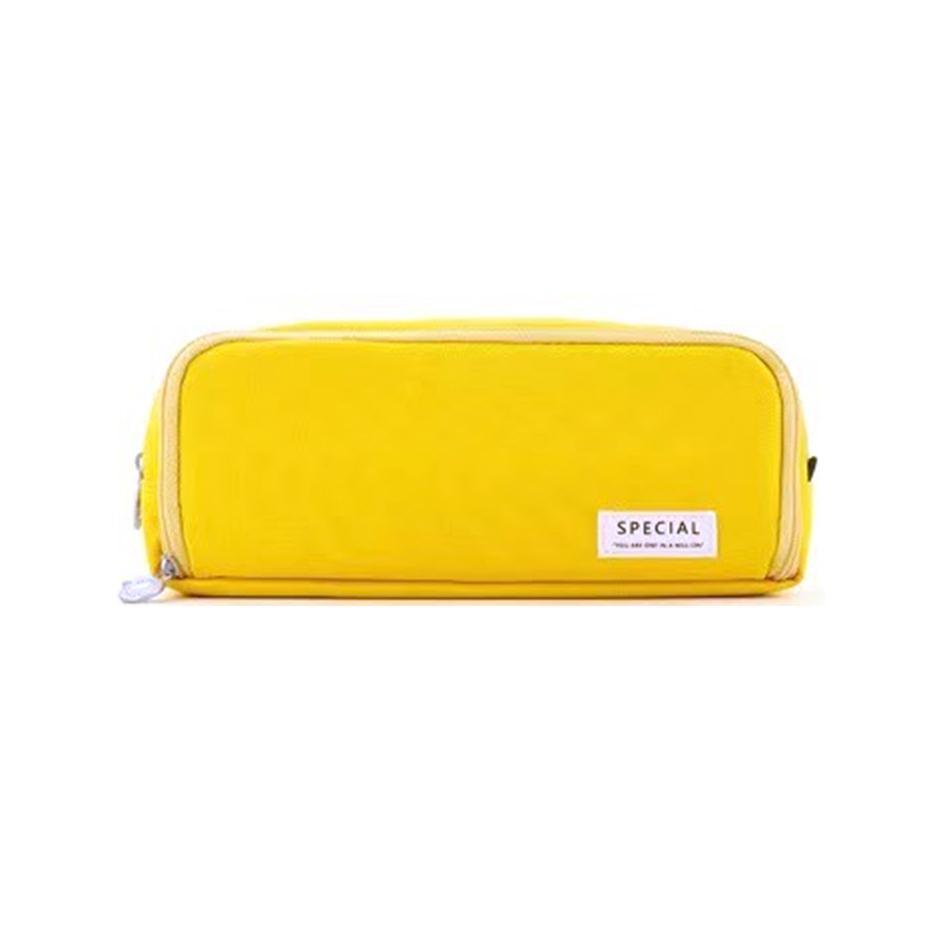 Zipper Pencil Case Large Capacity Storage Bag School Stationery Makeup Organizer - Cactus