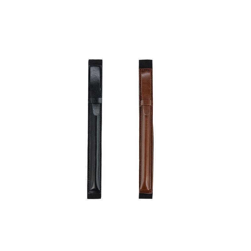 Pencil Holder Case Protective Sleeve Pouch Tablet For Apple Ipad Pen Black Brown - Brown