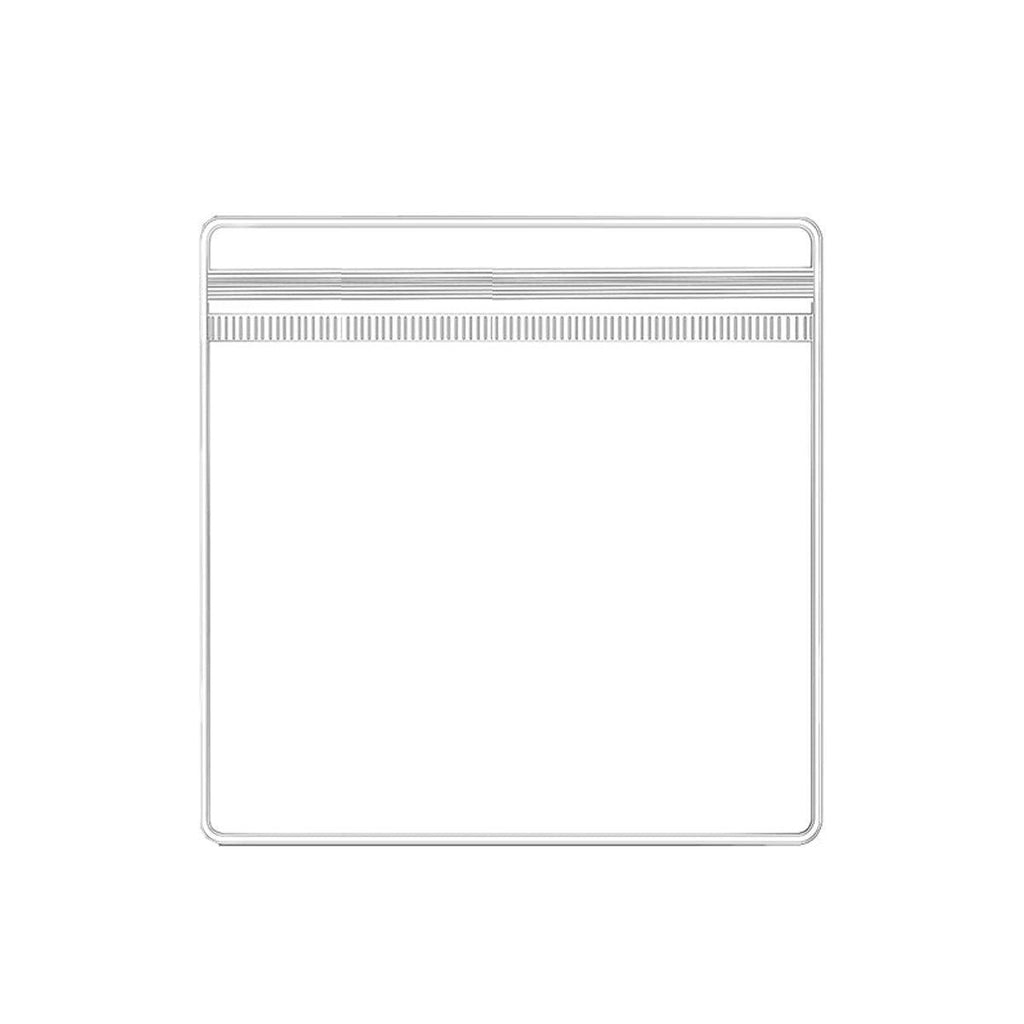100pcs PVC Self-Sealing Jewelry Bags Anti-Oxidation Storage Dustproof Bags - 11*11cm