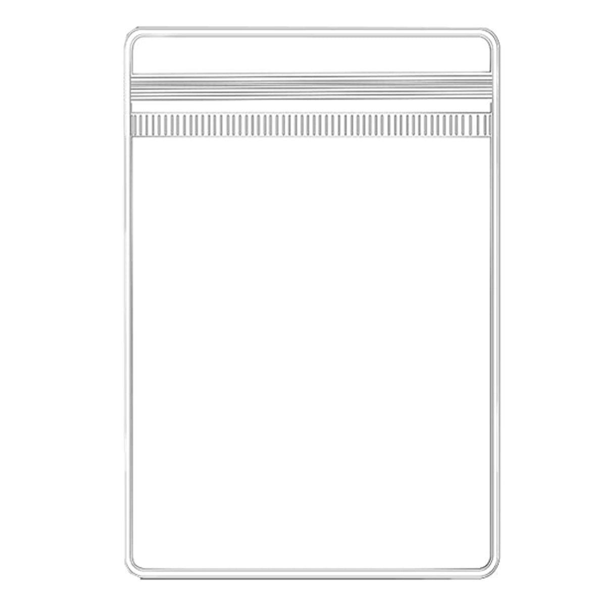 100pcs PVC Self-Sealing Jewelry Bags Anti-Oxidation Storage Dustproof Bags - 12*12cm