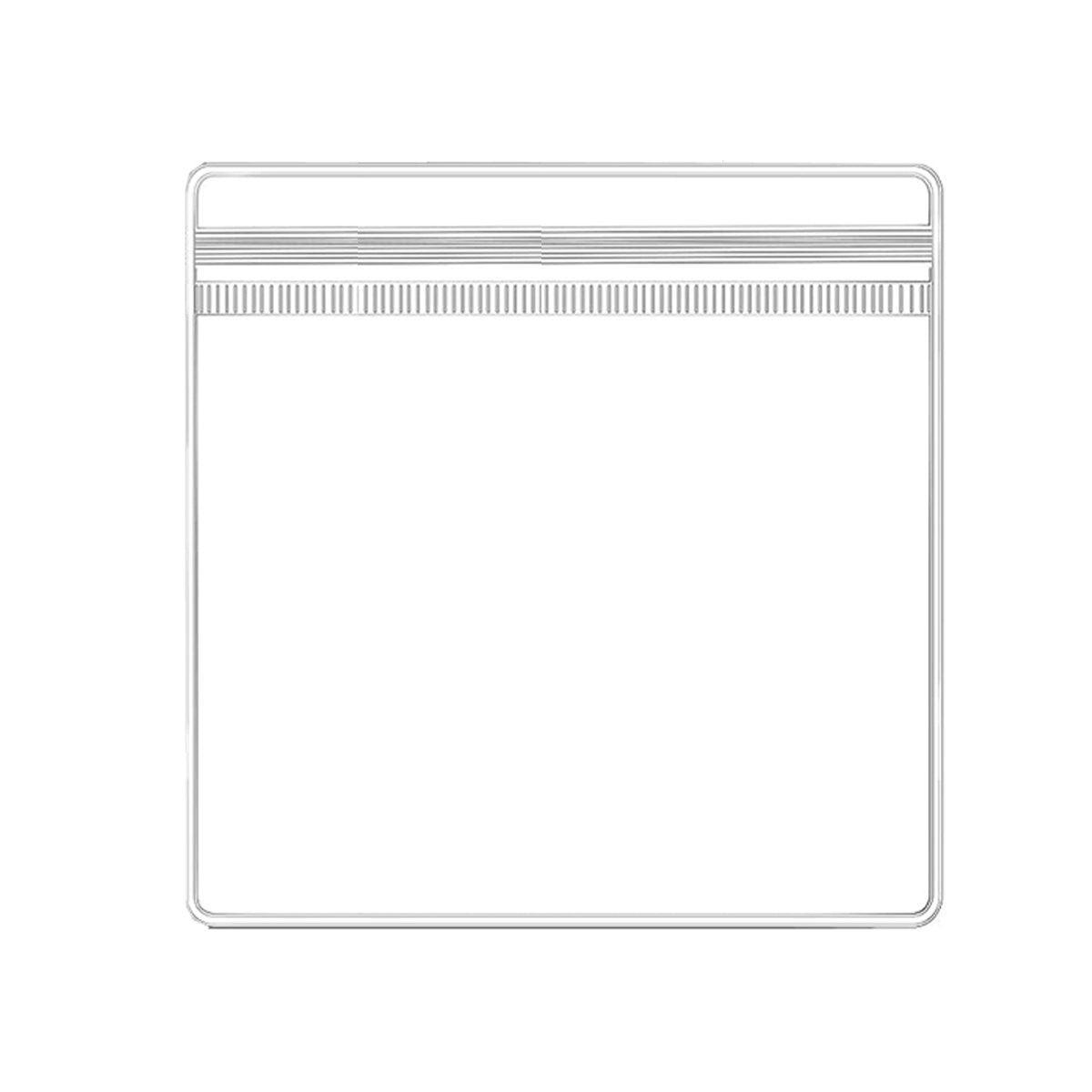 100pcs PVC Self-Sealing Jewelry Bags Anti-Oxidation Storage Dustproof Bags - 6*8cm