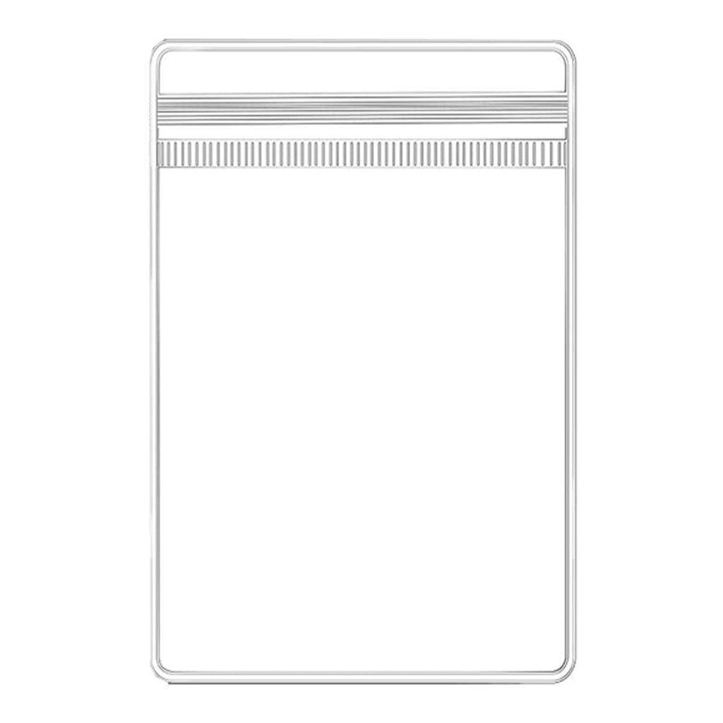100pcs PVC Self-Sealing Jewelry Bags Anti-Oxidation Storage Dustproof Bags - 7*10cm
