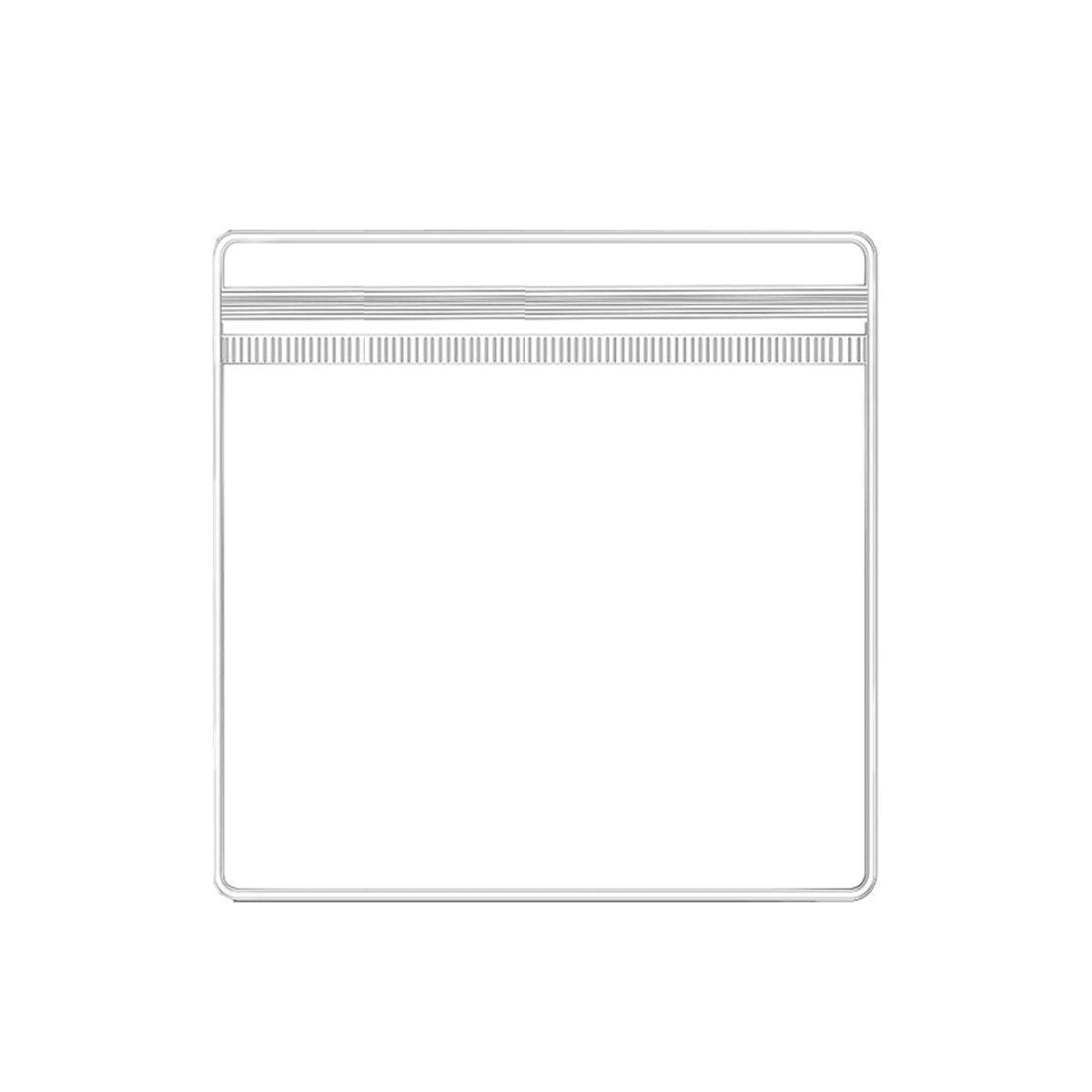 100pcs PVC Self-Sealing Jewelry Bags Anti-Oxidation Storage Dustproof Bags - 9*13cm
