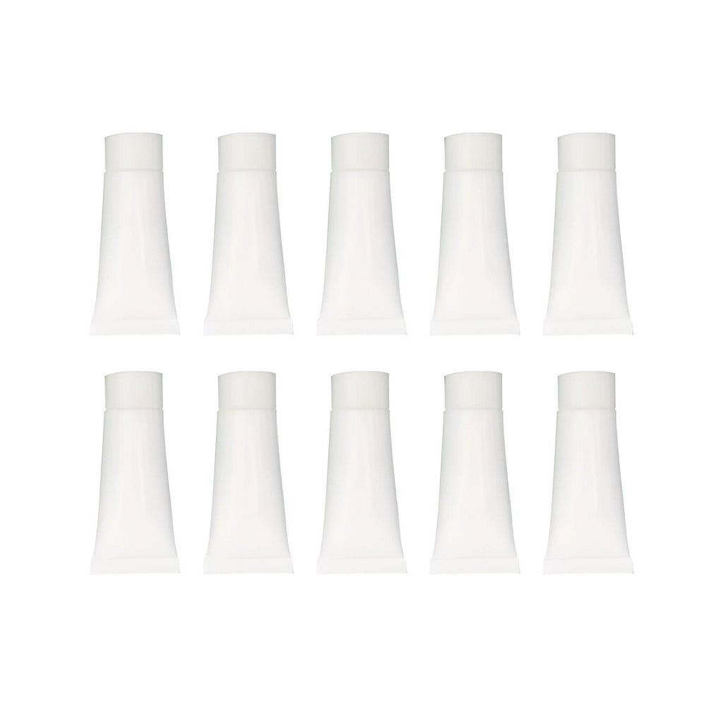 10x Soft Cosmetic Tubes for Face Wash Hand Cream Lotion Packaging Containers - 20ml