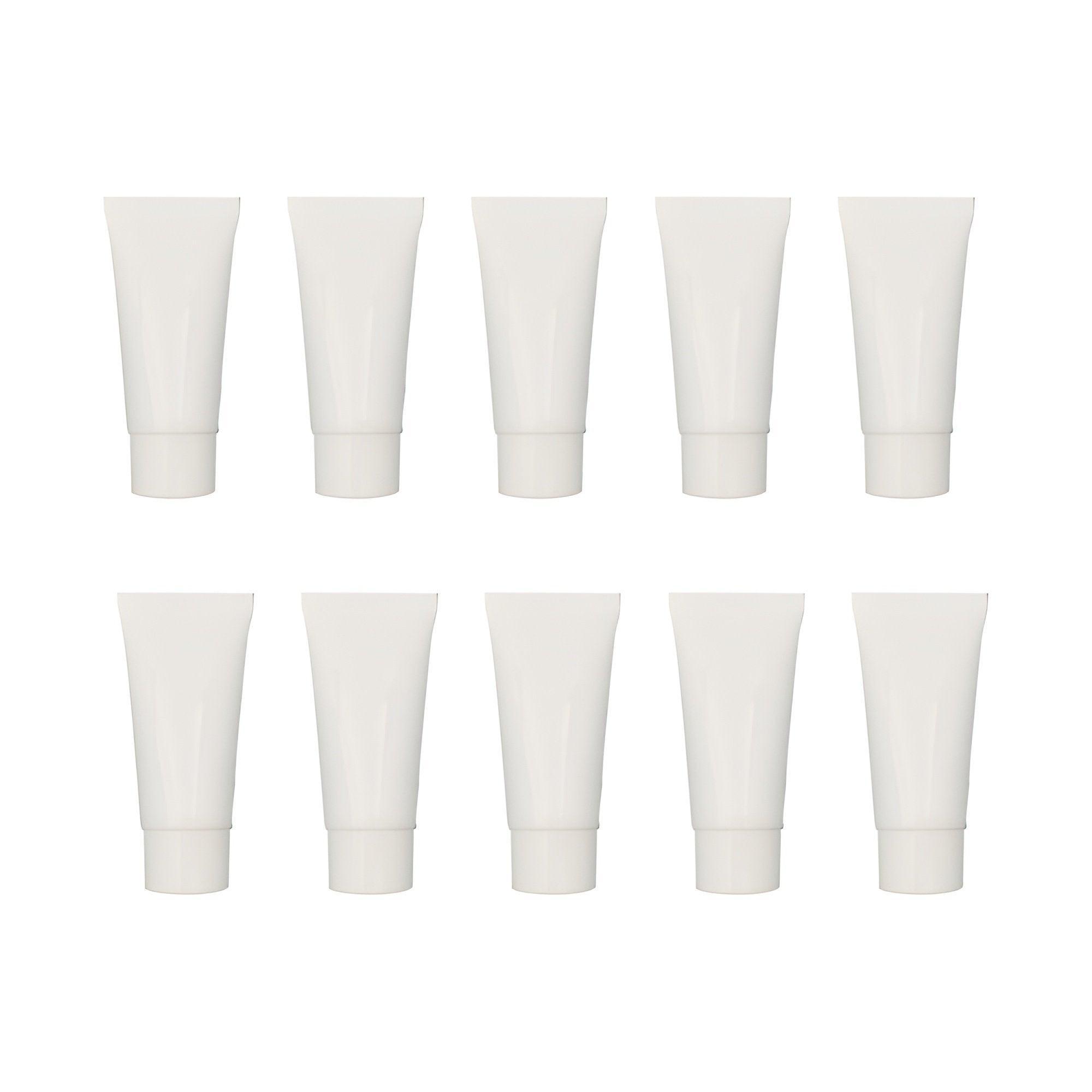 10x Soft Cosmetic Tubes for Face Wash Hand Cream Lotion Packaging Containers - 20ml
