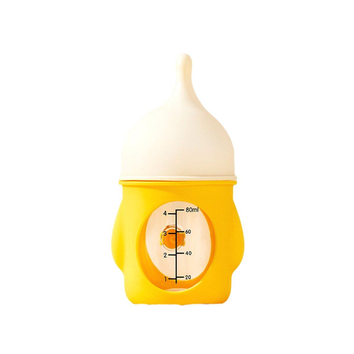 Silicone Pet Milk Feeding Bottle with Scale for Small Puppies and Kittens 20ml 80ml - 20ml-Blue