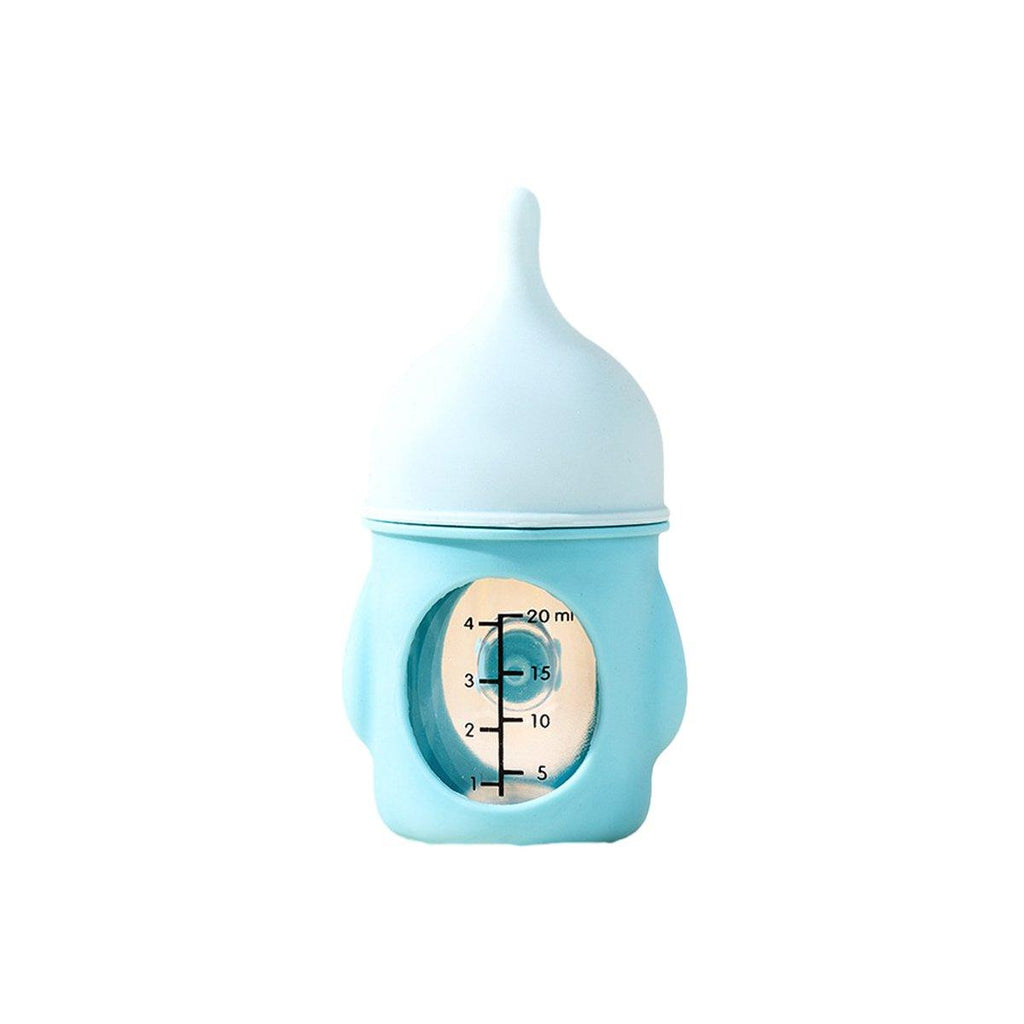 Silicone Pet Milk Feeding Bottle with Scale for Small Puppies and Kittens 20ml 80ml - 80ml-Pink